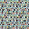Vector seamless pattern with a group of people.