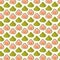 Vector seamless pattern with guava fruit. For design packaging, textile, background, design postcards and posters