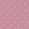 Vector seamless pattern with hand drawn cute crown on pink girly background