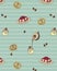 Vector Seamless Pattern with Hand Drawn Vintage Bakery ..