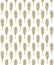 Vector seamless pattern of hand drawn wheat spica