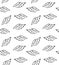 Vector seamless pattern of hand drawn wings