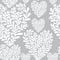 Vector seamless pattern with hearts. The best card for Valentines`s Day.