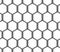 Vector seamless pattern of hexagonal reinforced large cell chain link fence