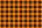 Vector Seamless pattern horizontal. Cell background orange color fashion cloth in a cage. Abstract checkered backdrop on