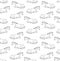 Vector seamless pattern of laying horse