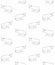 Vector seamless pattern of line hand drawn rhino