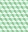 Vector seamless pattern of mint 3d isometric grid