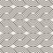 Vector seamless pattern. Modern stylish abstract texture. Repeating wavy geometric tilesn