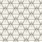 Vector seamless pattern. Modern stylish texture. Repeating geometric background with linear triangles with an ethnic
