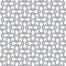 Vector seamless pattern. Modern stylish texture. Repeating geometric tiles from smooth elements.