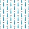 Vector seamless pattern with mustaches and blue neckties. Male hipster background