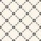 Vector seamless pattern in oriental style. Monochrome delicate ornamental grid