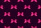 Vector seamless pattern with pink shiny bows
