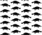 Vector seamless pattern of Platypus duckbill