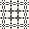 Vector seamless pattern. Repeating intertwining cordage, ropes.