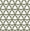 Vector seamless pattern. Repeating intertwining cordage, ropes.