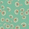 Vector seamless pattern with retro japan umbrellas