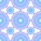 Vector seamless pattern round abstract mandalas