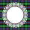 Vector seamless pattern Scottish tartan Black Watc