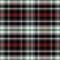 Vector seamless pattern Scottish tartan panda