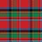 Vector seamless pattern Scottish tartan Royal Stewart