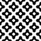 Vector seamless pattern, simple monochrome texture