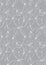 Vector seamless pattern simplified neural network in gray colour