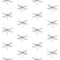 Vector seamless pattern of sketch dragonfly