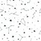 Vector Seamless Pattern with Stars and Constellations Points