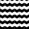 Vector seamless pattern. Stylish texture with wavy dotted stripes.