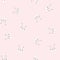 Vector seamless pink background with little cute cats. Hand drawn fabric design.