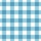 Vector seamless plaid checkered gingham pattern background. blue white fabric texture. Abstract geometric template