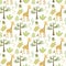 Vector Seamless Safari Pattern