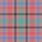 Vector seamless scottish tartan pattern in pink, blue, turquoise, black, beige. British or irish celtic design for textile, clothe