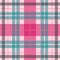 Vector seamless scottish tartan pattern in tender pink, blue