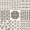 Vector seamless simple pattern set