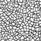 Vector seamless stone pattern black and white. Broken glass. Abstract mosaic pattern.