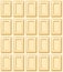 Vector seamless texture with white chocolate bar.