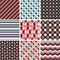 Vector seamless tiling patterns - geometric
