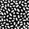 Vector seamless trendy modern brush spot pattern