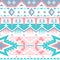 Vector Seamless Tribal Pattern for Textile Design