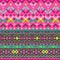 Vector Seamless Tribal Pattern for Textile Design