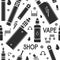 Vector seamless vape pattern