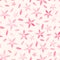 Vector seamless watercolor sakura pattern