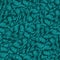 Vector seamless wave doodle hand drawn pattern. Can be used for