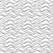 Vector seamless wavy line pattern. Graphic texture. Hand drawn background.