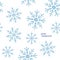 Vector seamless winter pattern with snowflakes made with rhinestones.