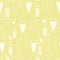 Vector seamless yellow pattern with party drinks.