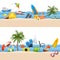 Vector Seaside  Borders